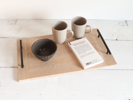 Plateau en bois de hêtre naturel